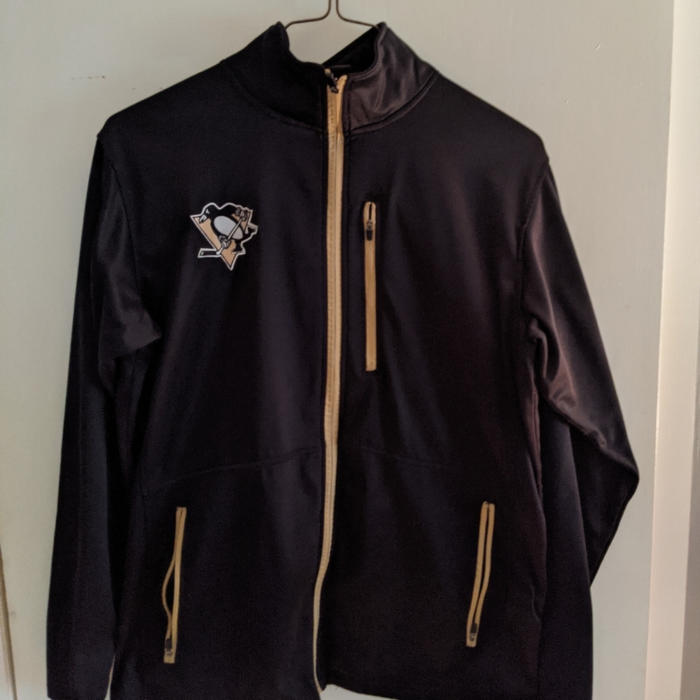 NWOT Pittsburgh Penguins NHL Full Zip Jacket Sz M